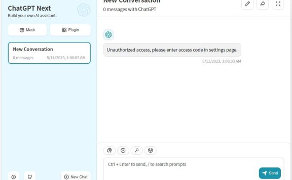 一款非常好看的ChatGPT镜像源码ChatGPT Next Web