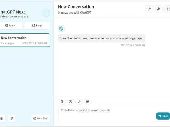 一款非常好看的ChatGPT镜像源码ChatGPT Next Web