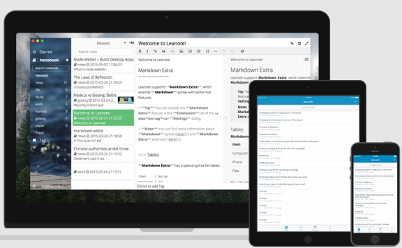 Leanote开源系统, 不只是笔记